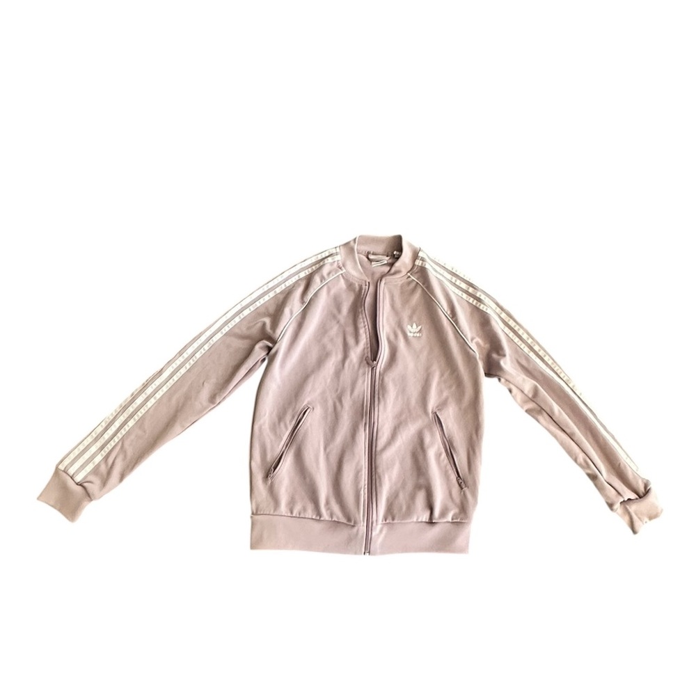 Adidas light purple Track Jacket
